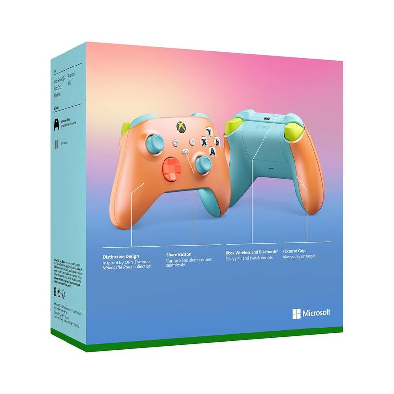 Microsoft Xbox Wireless Controller - Sunkissed Vibes for Xbox Series X, Xbox Series S, Xbox One, Windows Devices (Limited Edition)