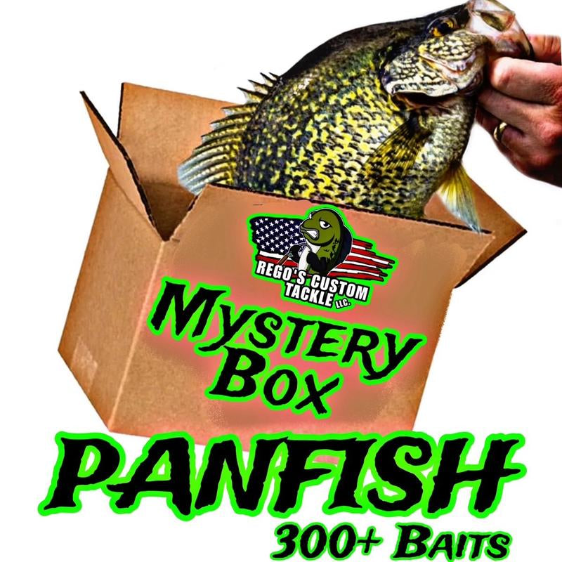 Rego'S Mystery Panfish Box 300 Baits+ - Fishing Lure Set Soft Plastic Crappie Jig Fishinghook Xmas Surprise Freshwater Fish Hooks Fishing Gift