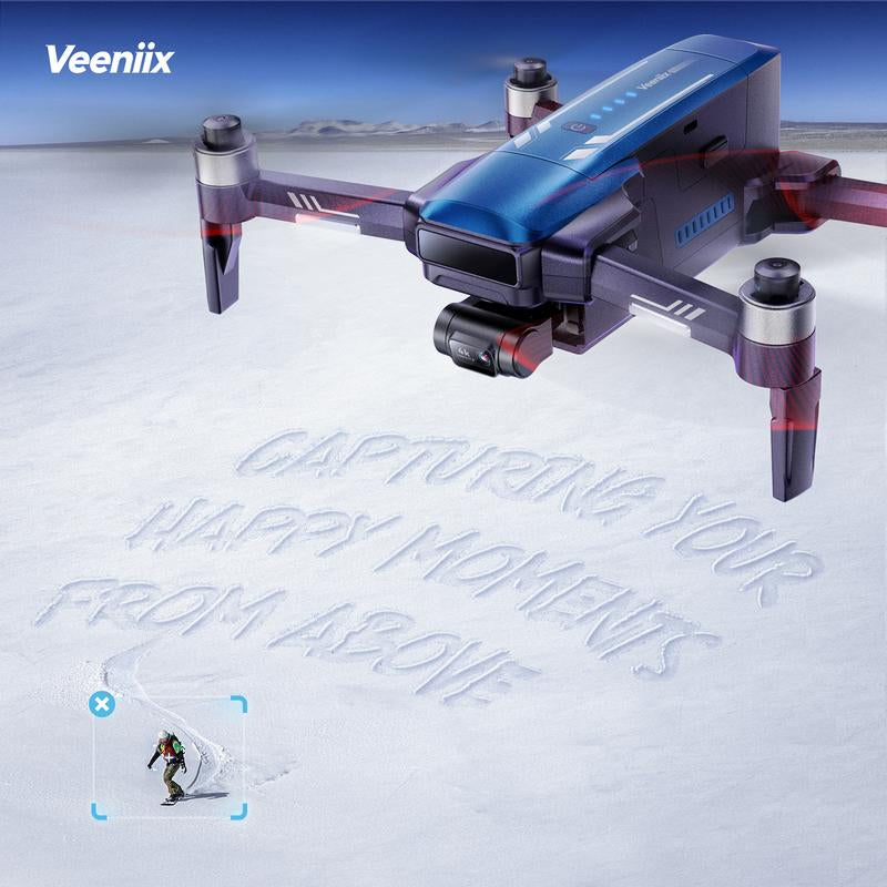 Veeniix V11PRO Drone with 8K Camera for Adults, 3-Axis Gimbal Drone with 4K/30Fps Video, 6KM Video Transmission Quadcopter, Professional Drone