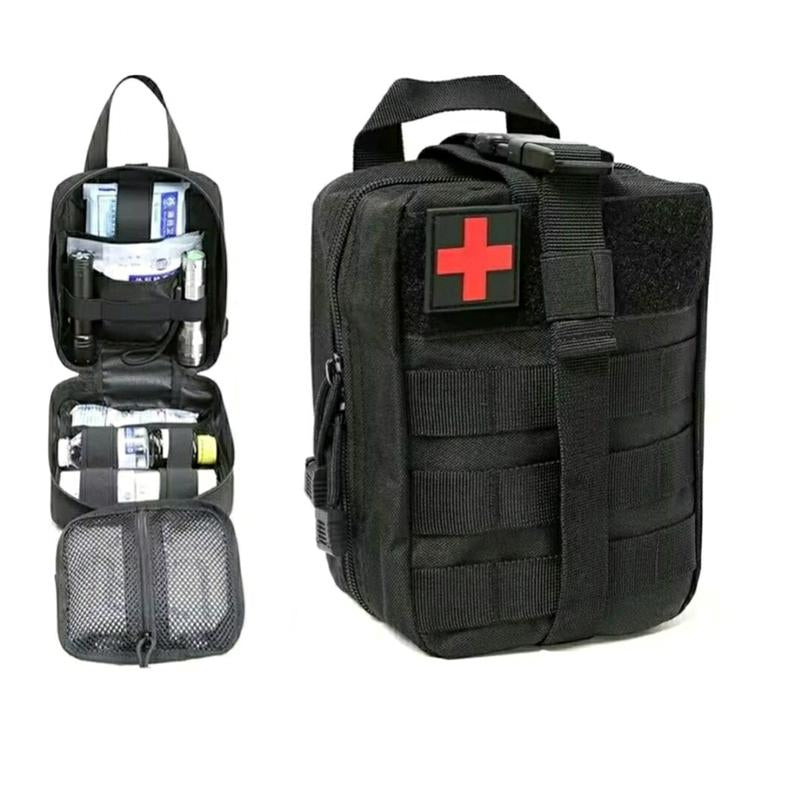 Survival Kit Full Set Molle Outdoor Gear 38 in 1 Emergency Kit Camping Hiking Backpacking Adventures Trauma Bug Out Bag Tactical Perfect Gift for Husband Father Son