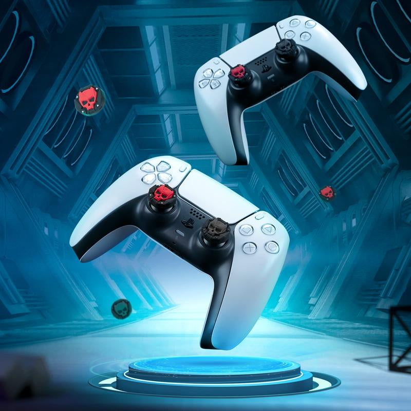 Geekshare Skull Thumb Grip Caps for PS5/NS PRO Professional Thumbsticks