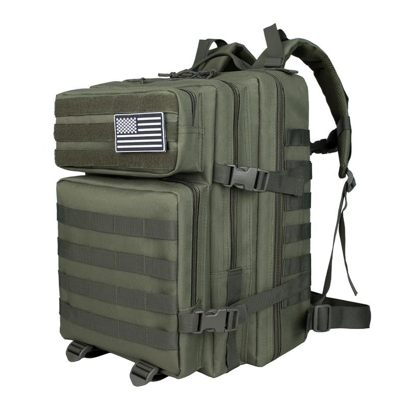 45L Large Tactical Backpack for Men Military Army Assault Pack Highland Backpacks, Molle Daypack 3 Day Bug Out Bag Hiking Campin