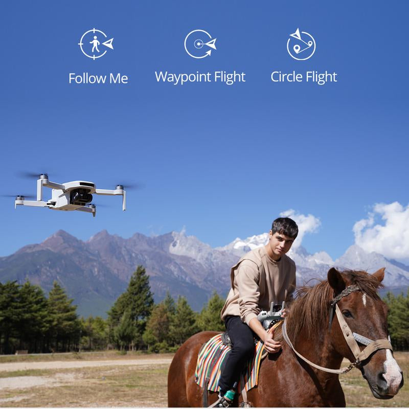 Potensic ATOM SE Sub 250G Foldable GPS Drone with 4K HD EIS Camera, 62 Mins Flight, 4KM FPV Transmission, Brushless Motor, Max Speed 16M/S, Auto Return, Lightweight and Folding Drone for Adults, Beginner