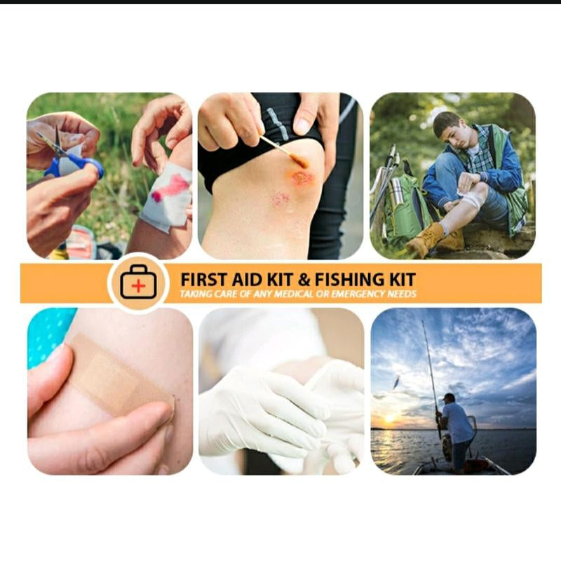 Survival Kit Full Set Molle Outdoor Gear 38 in 1 Emergency Kit Camping Hiking Backpacking Adventures Trauma Bug Out Bag Tactical Perfect Gift for Husband Father Son