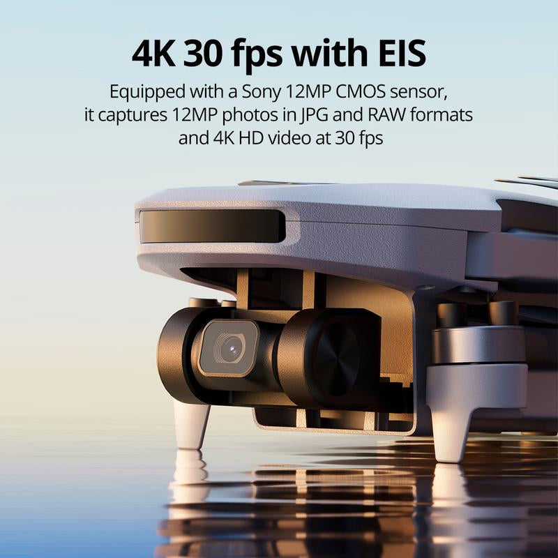 Potensic ATOM SE Sub 250G Foldable GPS Drone with 4K HD EIS Camera, 62 Mins Flight, 4KM FPV Transmission, Brushless Motor, Max Speed 16M/S, Auto Return, Lightweight and Folding Drone for Adults, Beginner